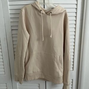 J.Crew cream hoodie